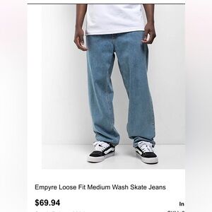 Empyre Light Blue Straight Jeans